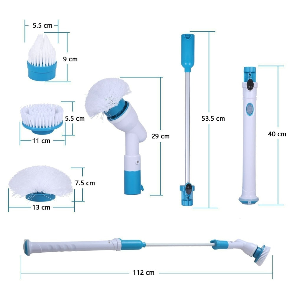 Wireless Electric Cleaning Brush – Cordless Spin Scrubber | HomeIQ Tools