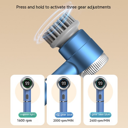 Multifunctional Electric Brush – USB Rechargeable Dish Scrubber | HomeIQ Tools