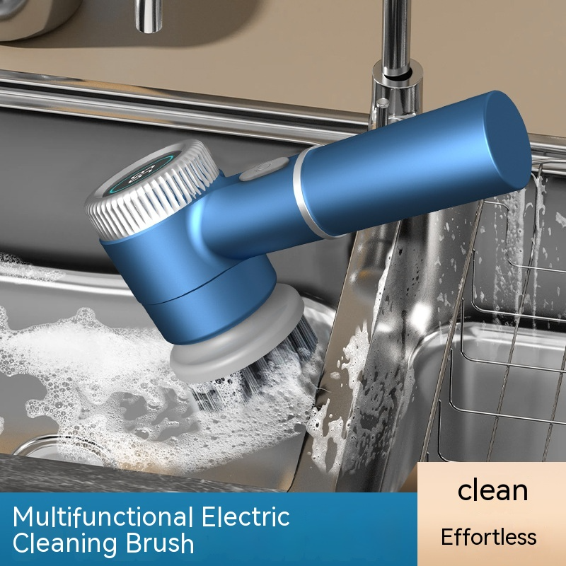Multifunctional Electric Brush – USB Rechargeable Dish Scrubber | HomeIQ Tools