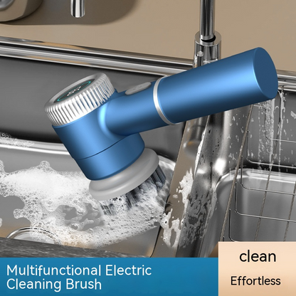 Multifunctional Electric Brush – USB Rechargeable Dish Scrubber | HomeIQ Tools