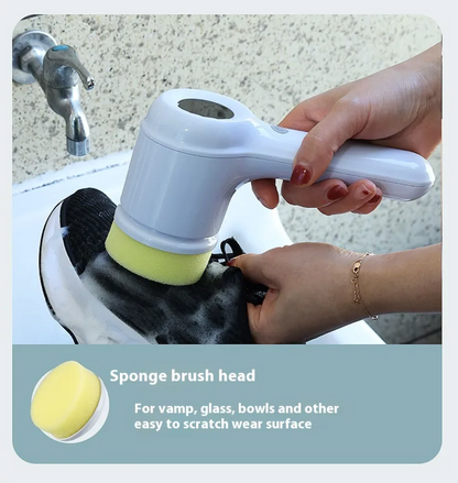 Electric Kitchen Cleaning Brush – Effortless Scrubbing | HomeIQ Tools
