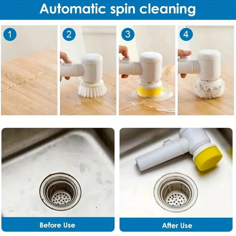 Electric Spin Cleaning Brush – Stop Scrubbing by Hand | HomeIQ Tools