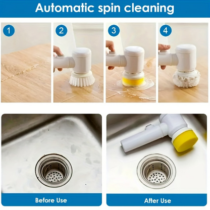 Electric Spin Cleaning Brush – Stop Scrubbing by Hand | HomeIQ Tools