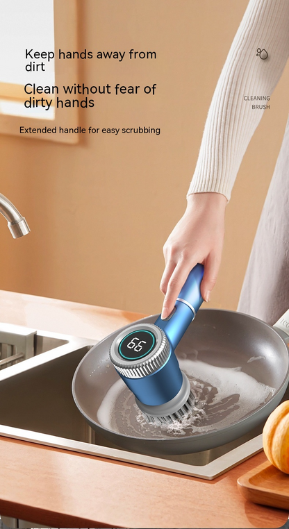 Multifunctional Electric Brush – USB Rechargeable Dish Scrubber | HomeIQ Tools
