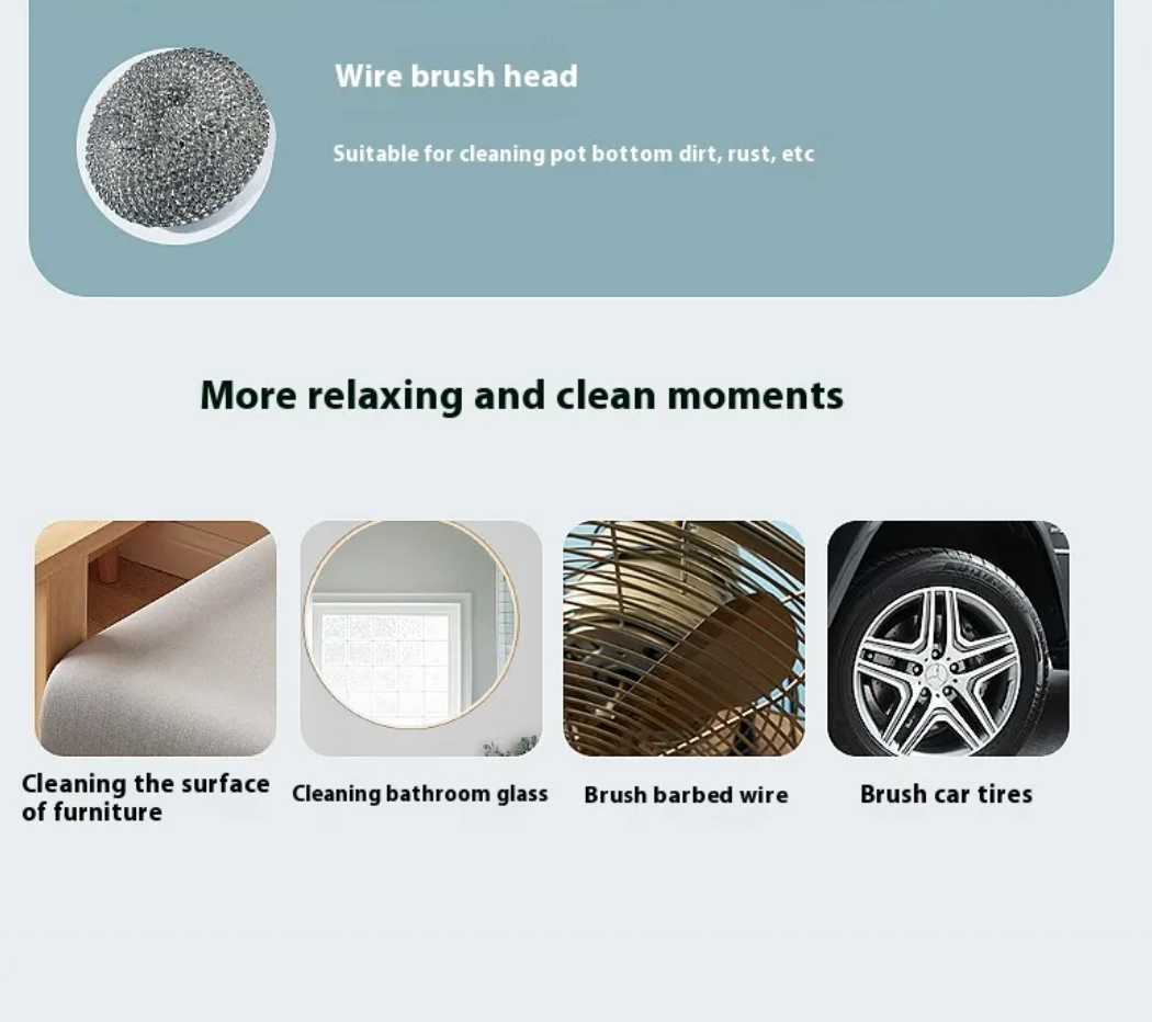 Electric Kitchen Cleaning Brush – Effortless Scrubbing | HomeIQ Tools