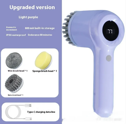 Electric Kitchen Cleaning Brush – Effortless Scrubbing | HomeIQ Tools