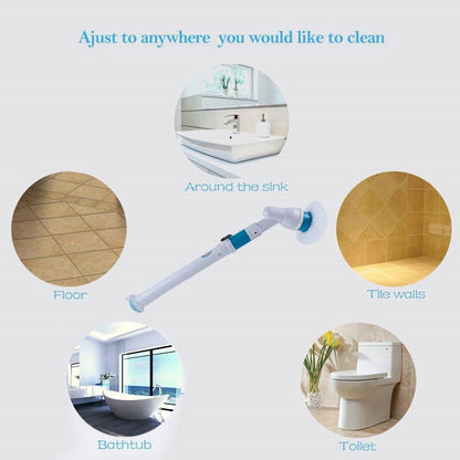Wireless Electric Cleaning Brush – Cordless Spin Scrubber | HomeIQ Tools